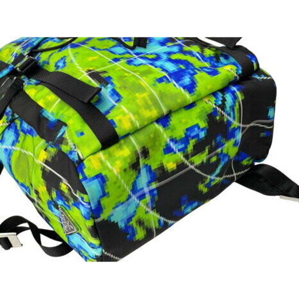 Prada Backpack Digital Camo Pattern Nylon Multico… - image 6